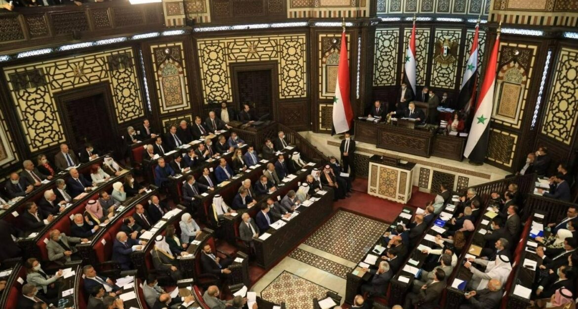 A session of the Syrian People's Assembly held during the year 2021 in the capital, Damascus - Credit: Sputnik